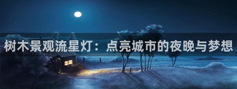 天顺娱乐 q注册38237:树木景观流星灯:点亮城市的夜晚与梦想